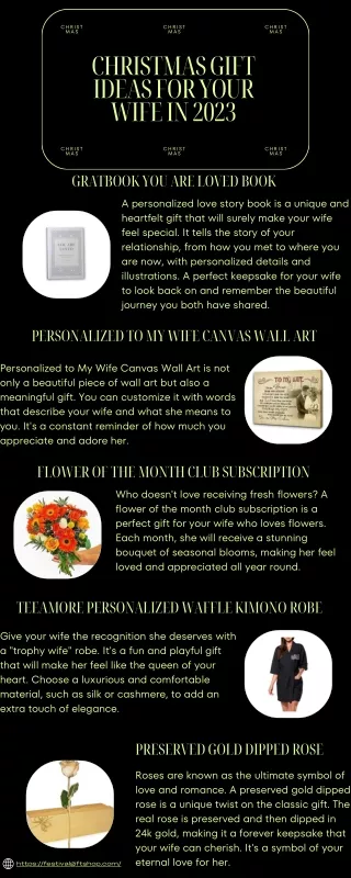 Christmas Gift Ideas for your Wife in 2023