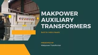 Power Up Your Grid with Makpower Auxiliary Transformers