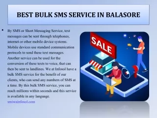 Top BULK SMS SERVICE IN BALASORE smiwa infosol