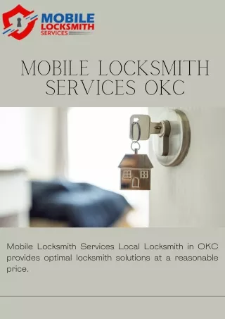 Locksmith Near Me OKC-Automotive Locksmith OKC