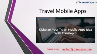 Travel Mobile Apps