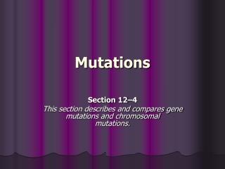 Mutations