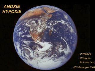 ANOXIE HYPOXIE