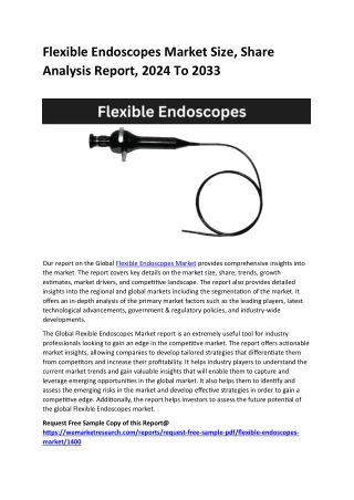 Flexible Endoscopes Market