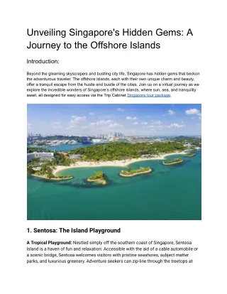 Offshore Islands