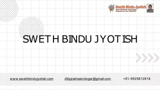 Famous Jyotish Near Me- Sweth Bindu Jyotish