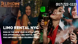 Ring in the New Year in Style with our Affordable Limo Rental NYC for Unforgettable Celebrations