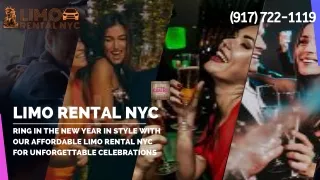 Ring in the New Year in Style with our Affordable Limo Rental NYC for Unforgettable Celebrations