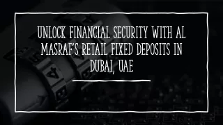 Retail Fixed deposits