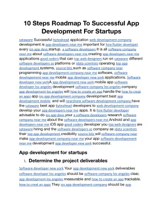 10 Steps Roadmap To Successful App Development For Startups.docx