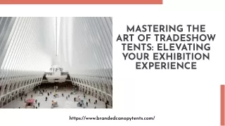 mastering the art of trade show tents elevating your exhibition experience.