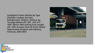 Intelligent Trailer Market PDF
