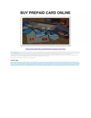 BUY PREPAID CARD ONLINE