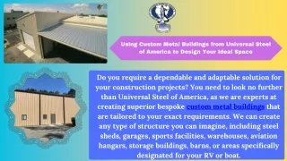 Discover the Versatility and Durability of Custom Metal Buildings