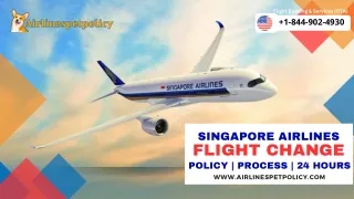 How to change Singapore Airlines Flight?