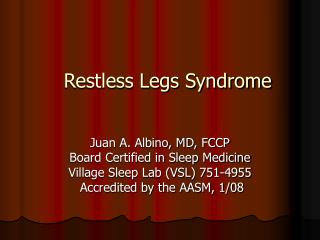 Restless Legs Syndrome