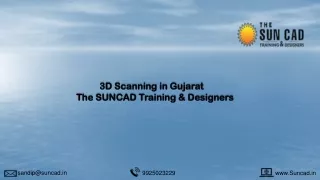 Trusted 3D Scanning Providers, The SUNCAD Training _ Designers