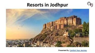 Luxury Resorts in Jodhpur | Corporate Offsite