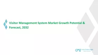 Visitor Management System Market Growth Analysis & Forecast Report | 2023-2032