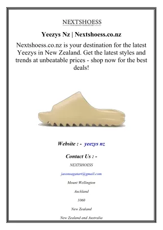 Yeezys Nz Nextshoess.co.nz