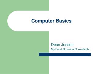 Computer Basics