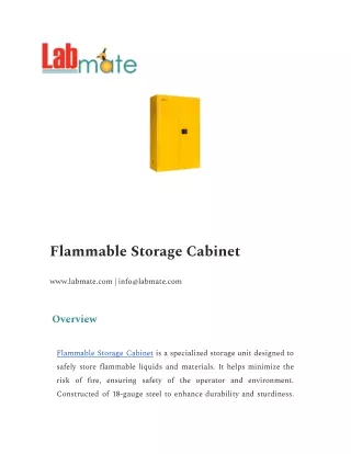 Flammable Storage Cabinet