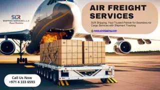 Air Freight Services with Shipment Tracking by SLR