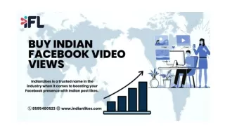 Buy Indian Facebook Video Views - IndianLikes