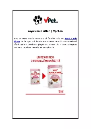 royal canin kitten | Vpet.ro