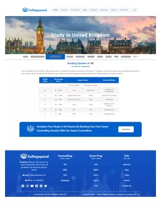 Grading System In UK - Collegepond