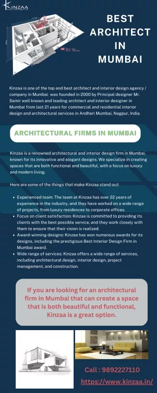 Best Architect & Architectural Firm in Mumbai by Kinzaa