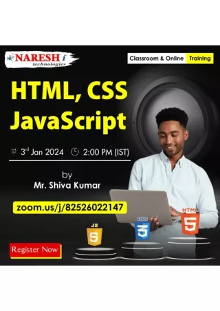 Free Demo on Html | CSS | JavaScript - Naresh IT