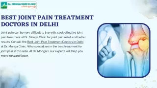 Best Joint Pain Treatment Doctors In Delhi | 8010931122