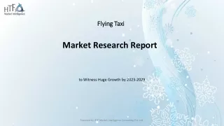 Flying Taxi Market Dynamics, Size, and Growth Trend 2018-2028