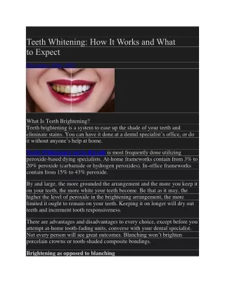 Teeth Whitening Cost In Riyadh