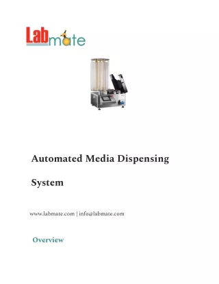 Automated Media Dispensing System LMADS-A101