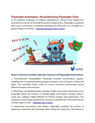 Playwright Training | Playwright Automation Testing Hyderabad