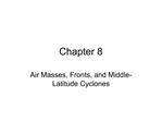 Air Masses, Fronts, and Middle-Latitude Cyclones
