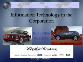 Information Technology in the Corporation