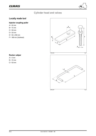 CLAAS ARION 620 (Type A19) Tractor Service Repair Manual