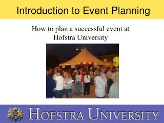 Introduction to Event Planning