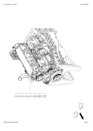 CLAAS AXION 950-920 STAGE IIIB TRACTOR Parts Catalogue Manual (SN A2300010-A2399999)