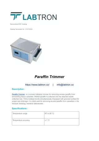 Paraffin Trimmer