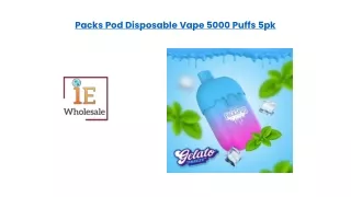 Packs Pod Disposable Vape 5000 Puffs 5pk