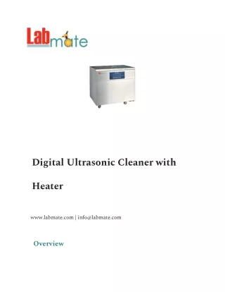 Digital Ultrasonic Cleaner with Heater