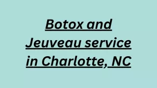 Botox and Jeuveau service in Charlotte, NC