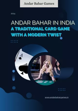 Andar Bahar in India A Traditional Card Game with a Modern Twist