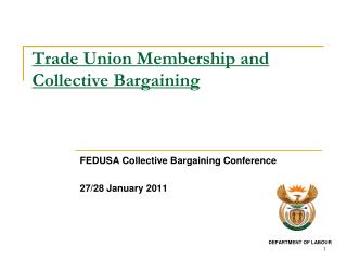 Trade Union Membership and Collective Bargaining