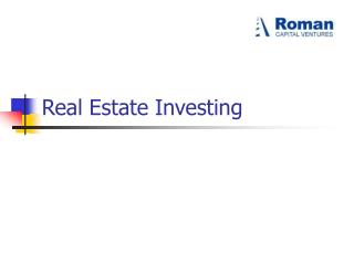 Real Estate Investing