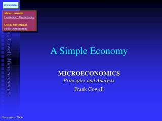 A Simple Economy